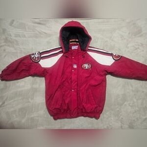 Vintage STARTER San Francisco NFL Jacket Mens Sz L *missing zipper grip* Winter